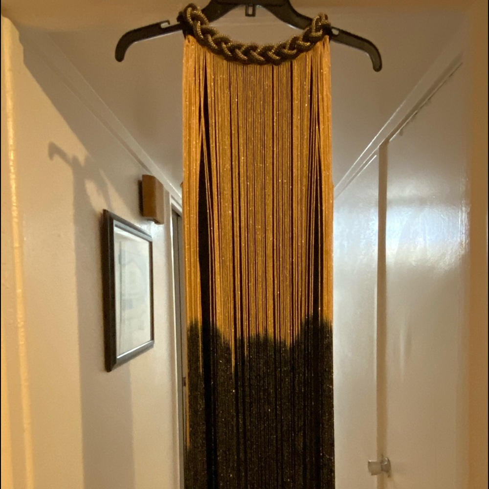 Gold and black dress - Picture 3 of 5